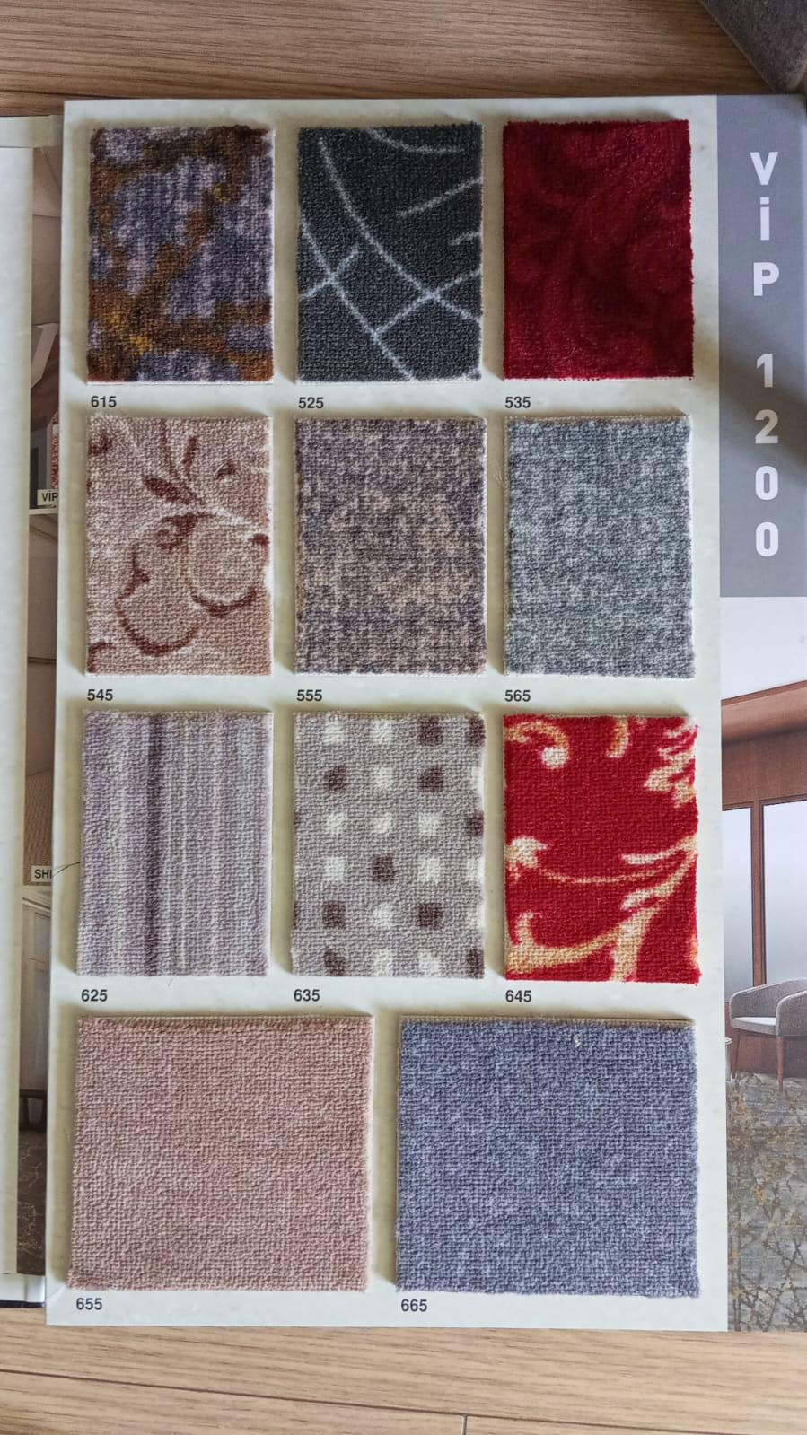 Halıfleks desen seçenekleri, geniş renk ve desen yelpazesi.